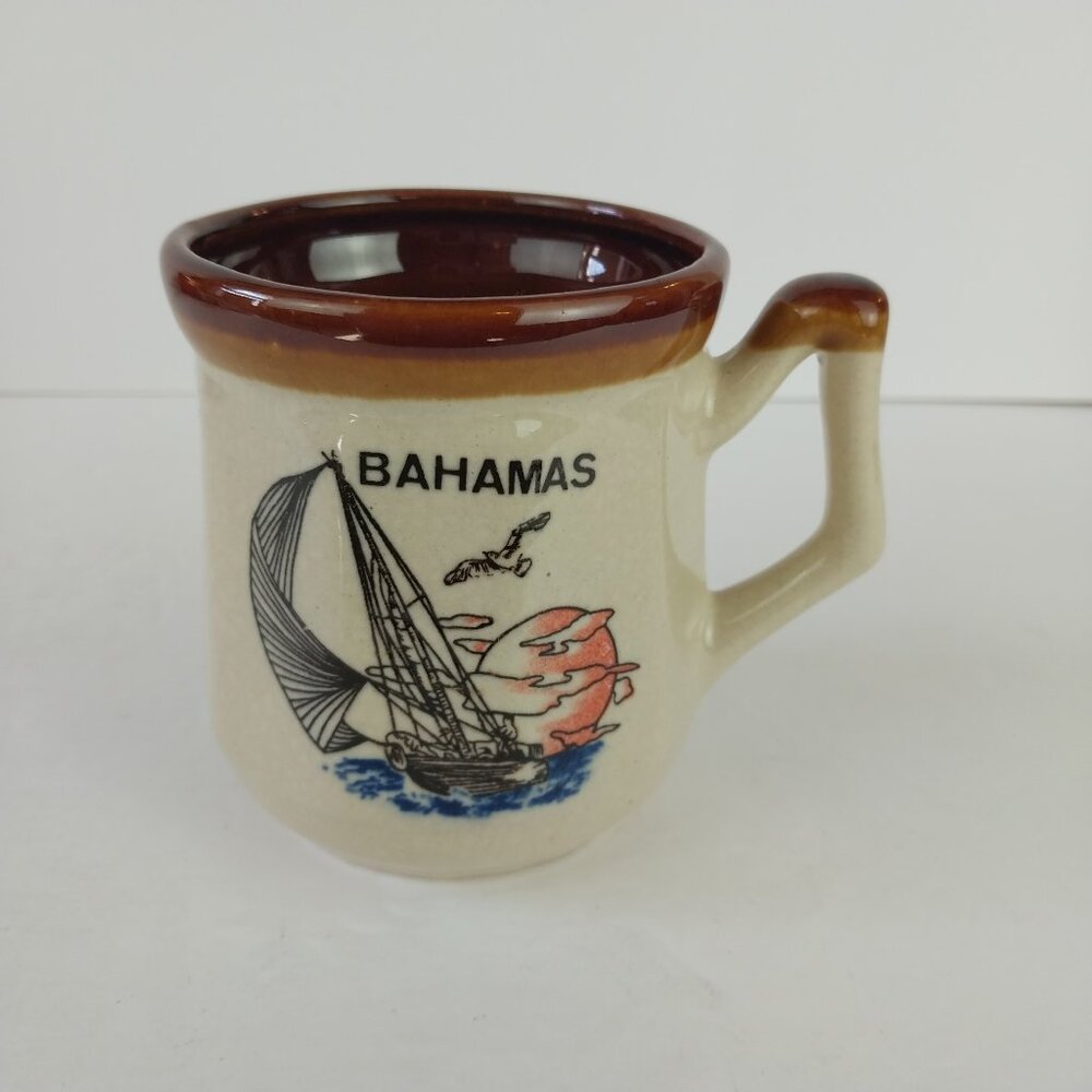 Vintage Bahamas Coffee Tea Tropical Mug